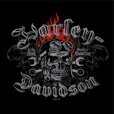 Harley davidson logo tengkorak