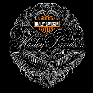 dp bbm Harley davidson logo