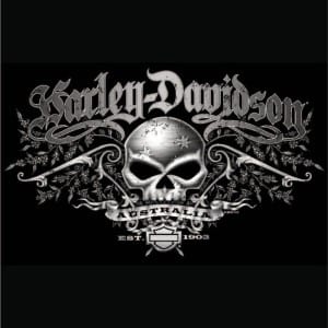 dp bbm Harley davidson logo terbaik
