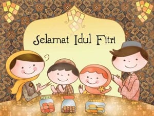 DP BBM Ucapan Idul Fitri bersama keluarga