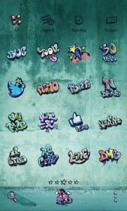 aplikasi tema terbaik Graffiti Dodol Theme