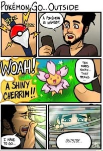 Meme komik pokemon go