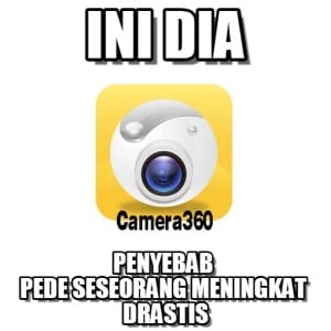 meme sindiran Camera 360