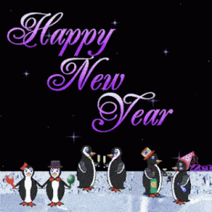 animasi bergerak happy new year 2018