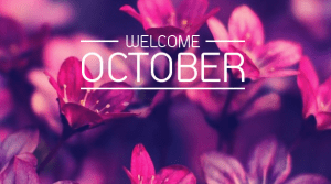 welcome oktober 2017