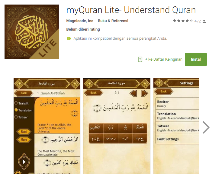 Daftar Aplikasi Belajar Membaca Al-Qur’an Android Free Download 2018